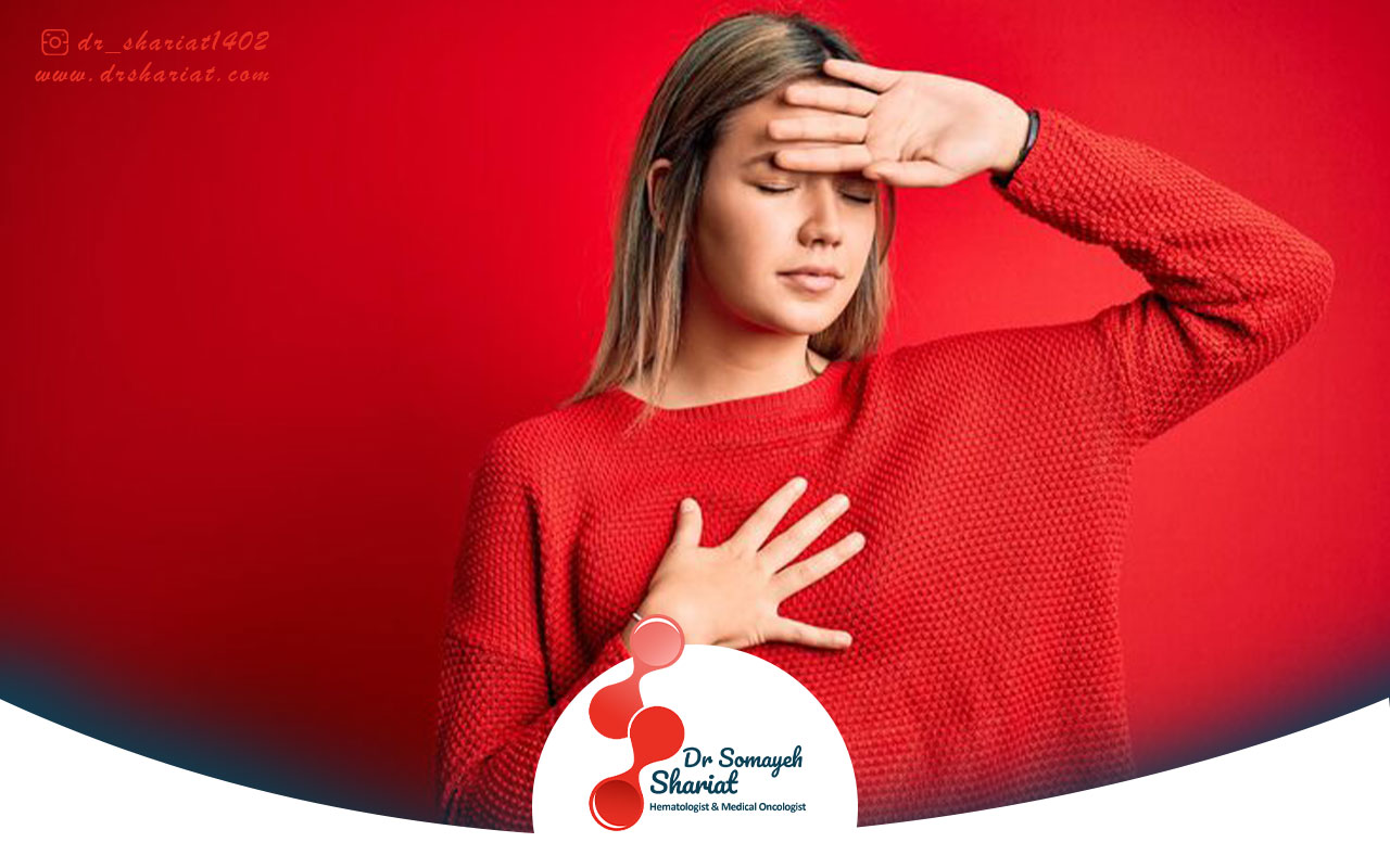 علائم و نشانههای کم خونی