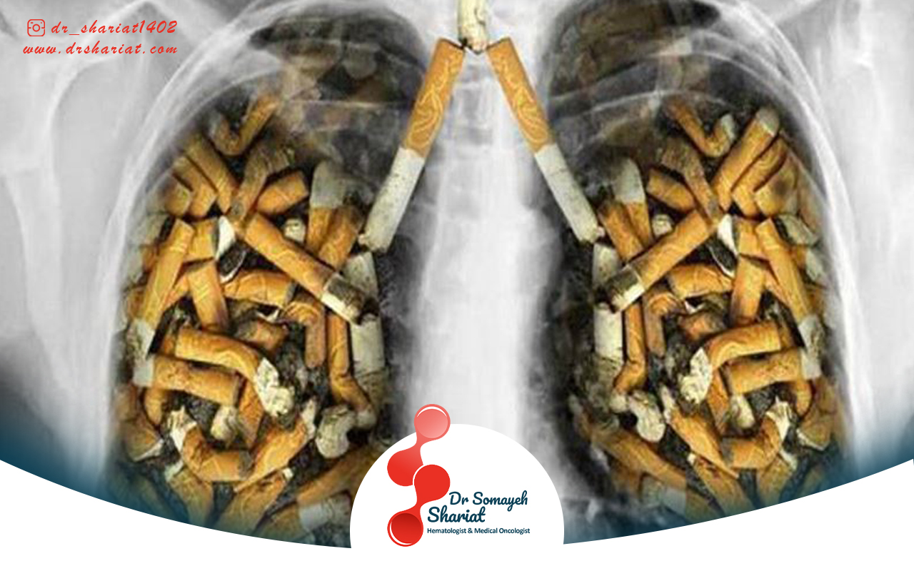 تفاوت ریه افراد سیگاری با ریه سالم